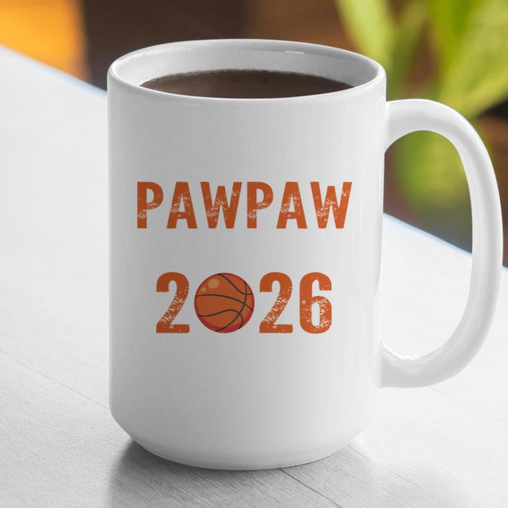 Proud PAW PAW Of 2026 Senior Basketball Student Graduation Graphic Print Coffee Mug