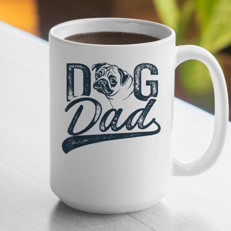 Pug Dog Dad Men Graphic Print Coffee Mug