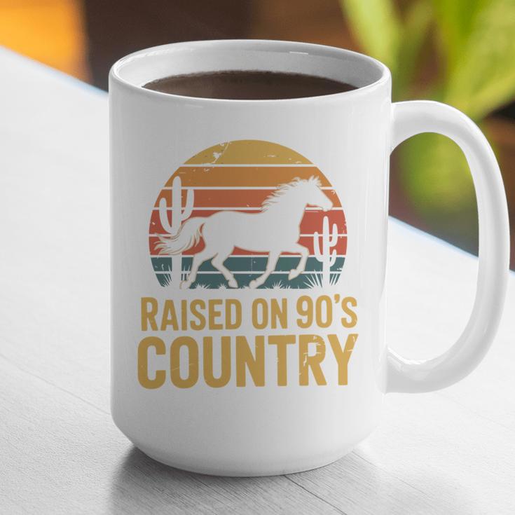 Raised On 90’s Country Horse Retro Nostalgia Western Music Graphic Print Coffee Mug Raised On 90’s Country Horse Retro Nostalgia Western Music Graphic Print Coffee Mug