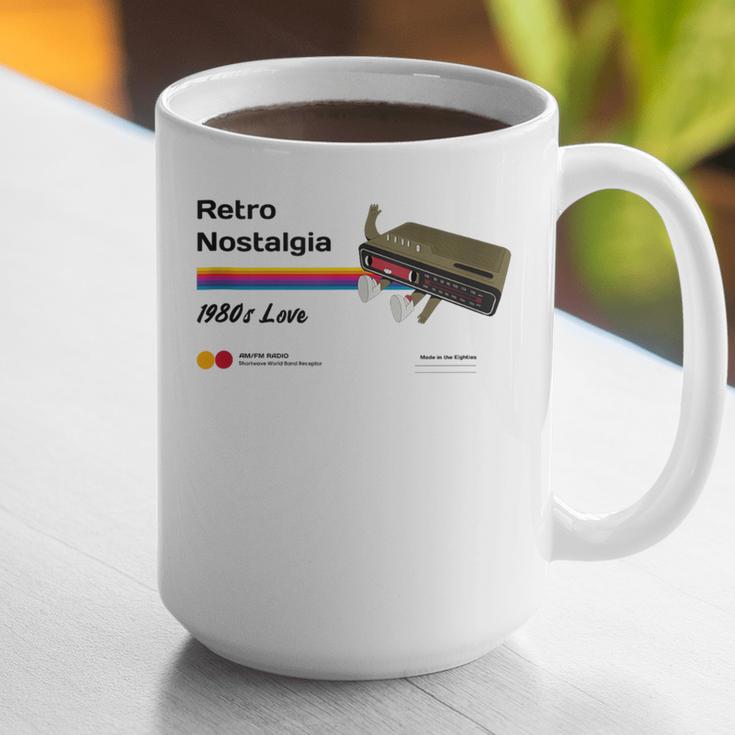 Retro Nostalgia 1980s Love Graphic Graphic Print Coffee Mug Retro Nostalgia 1980s Love Graphic Graphic Print Coffee Mug