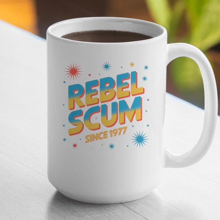 Retro Sci Fi Star Rebel 1977 Space Vintage Nerd Nostalgia Premium Graphic Print Coffee Mug