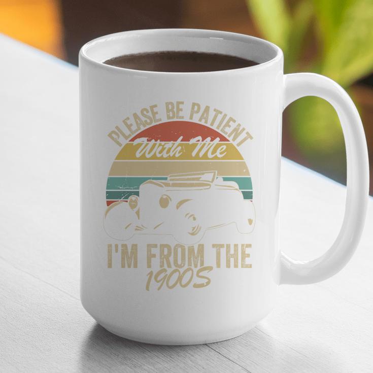 Sarcasm Retro Please Be Patient With Me I'm From The 1900s Premium Graphic Print Coffee Mug