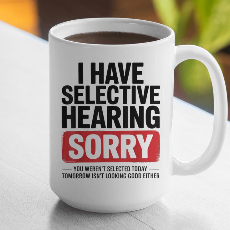 Sarcastic Sayings Introvert I Have Selective Hearing Graphic Print Coffee Mug Sarcastic Sayings Introvert I Have Selective Hearing Graphic Print Coffee Mug