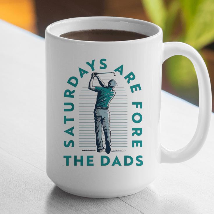 Saturdays For Dads Golfer Father's Day Graphic Print Coffee Mug