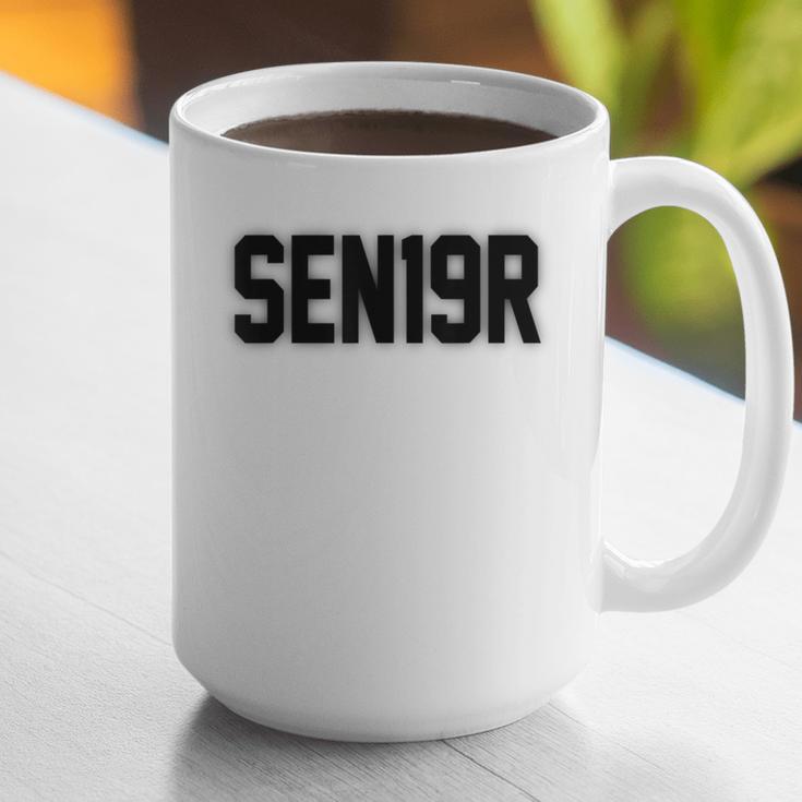 SEN19R Senior 2019 High School Graduation Party T-Shirt Graphic Print Coffee Mug