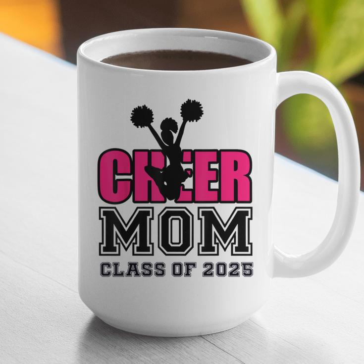 Senior Cheerleader Mom Cheer Class Of 2025 Graduation Women Graphic Print Coffee Mug
