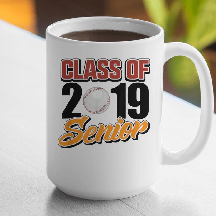Senior Class Of 2019 Tshirt Graduation School Baseball Graphic Print Coffee Mug