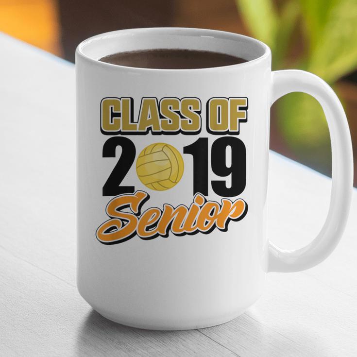 Senior Class Of 2019 Tshirt Graduation School Volleyball Graphic Print Coffee Mug