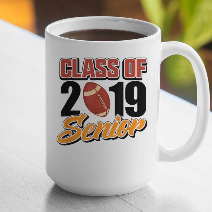Senior Class Of 2019 Tshirt Graduation Students Football Graphic Print Coffee Mug