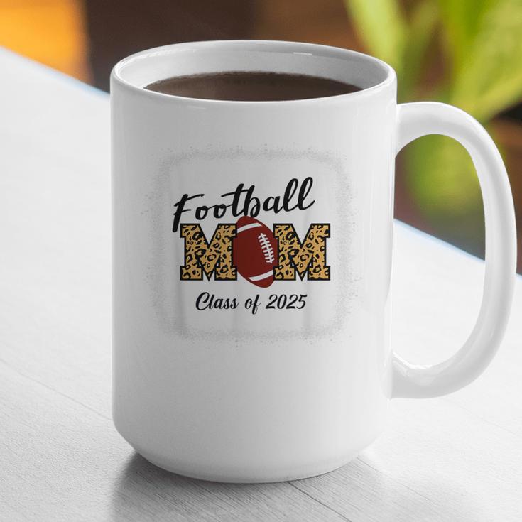 Senior Football Mom Class Of 2025 Graduation Graduate Graphic Print Coffee Mug