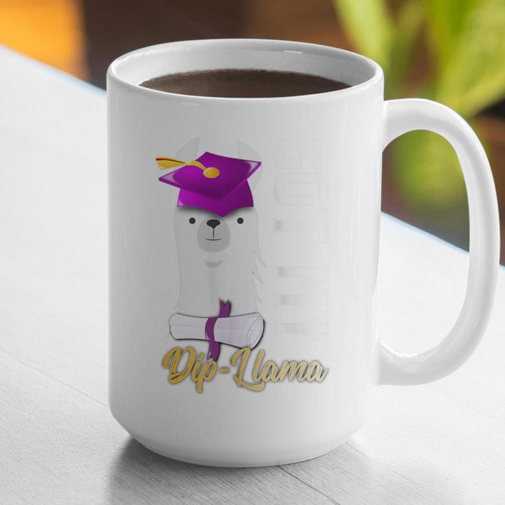 Senior Graduation 2020 Got My Dip-Llama Diploma Llama Pun Graphic Print Coffee Mug