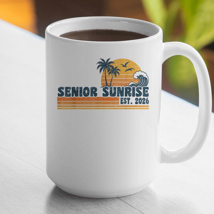 Senior Sunrise 2026 Graduation Cool Retro High School Graphic Print Coffee Mug