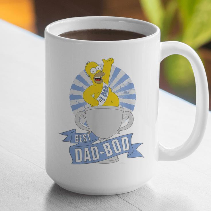 The Simpsons Father's Day Homer Best Dad BOD Graphic Print Coffee Mug