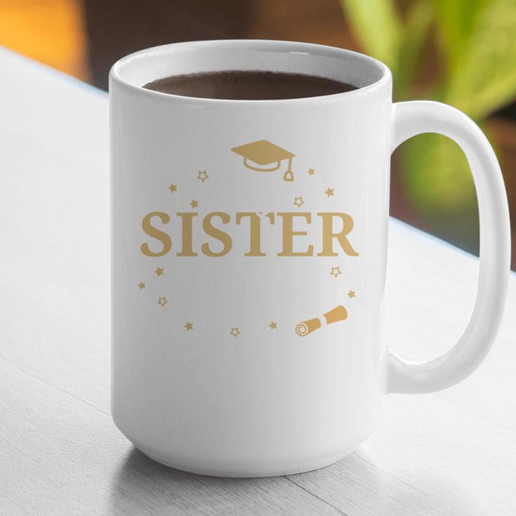 My Sister Did It Proud Class Senior Graduate Graduation Graphic Print Coffee Mug