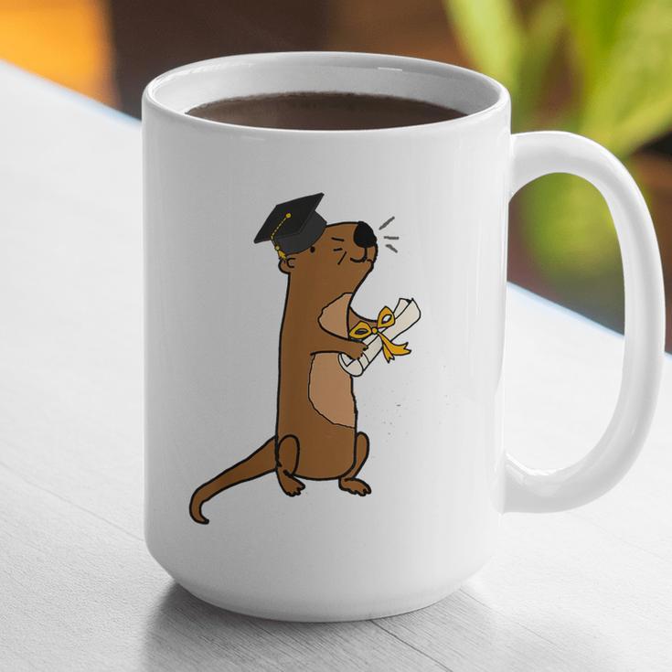 SmileteesGrad Cute Sea Otter Graduation T-Shirt Graphic Print Coffee Mug