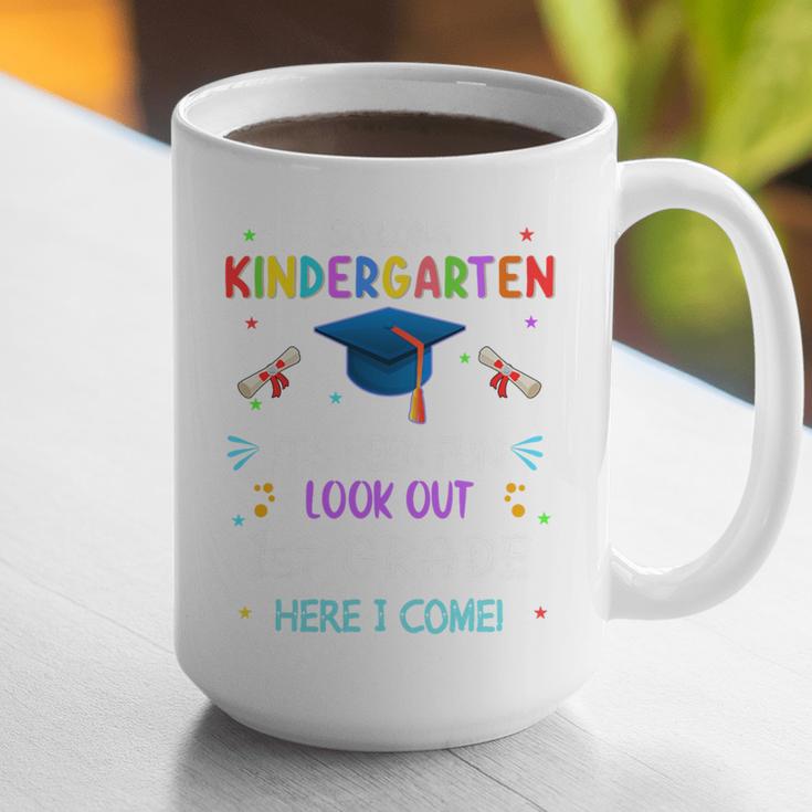 So Long Kindergarten Graduation Look Out 1st Grade 2025 Kids Premium Tri-Blend Graphic Print Coffee Mug