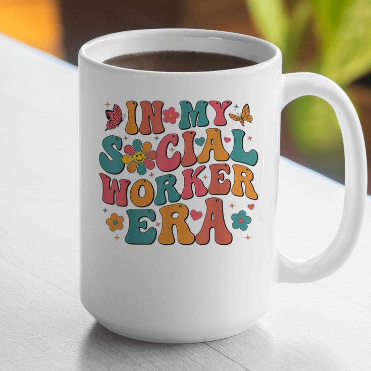 In My Social Worker Era Cute Social Worker Graduation MSW Graphic Print Coffee Mug