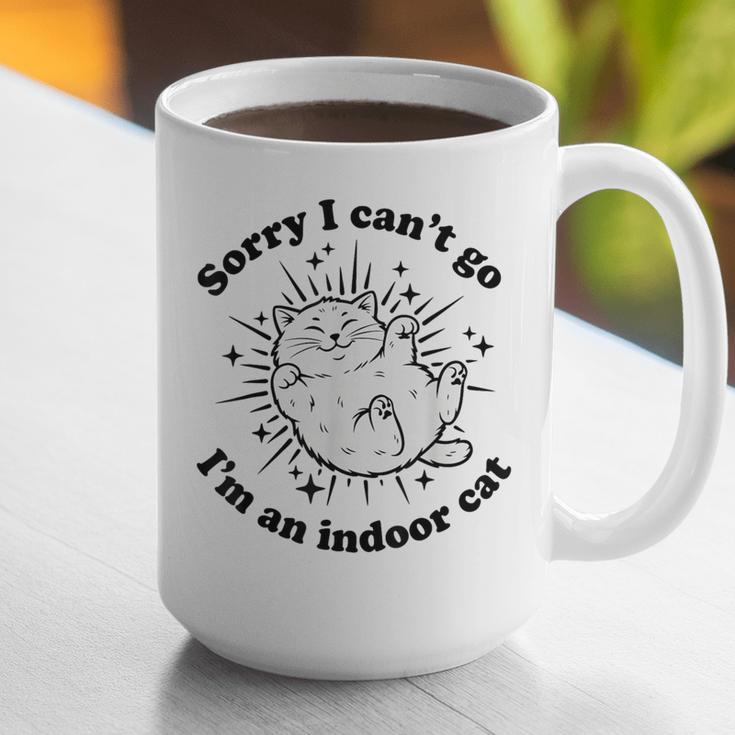 Sorry I Can't Go I'm An Indoor Cat Quote Introvert Graphic Print Coffee Mug Sorry I Can't Go I'm An Indoor Cat Quote Introvert Graphic Print Coffee Mug