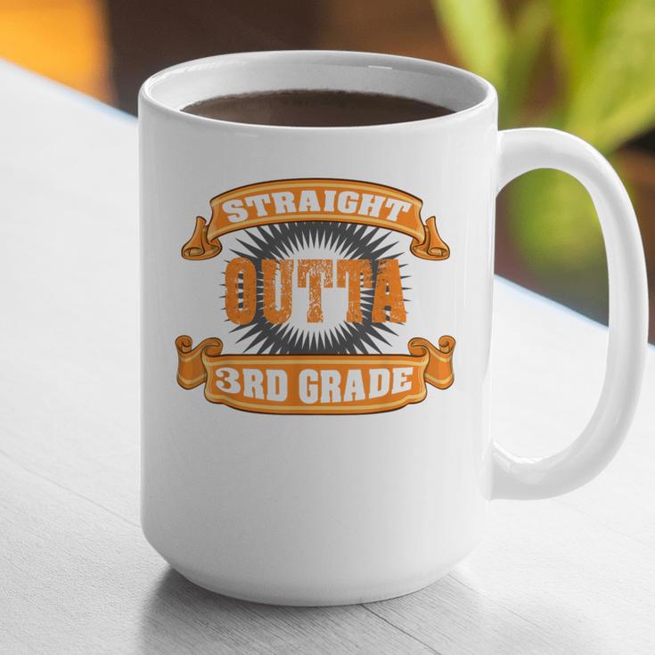 Straight Outta 3rd GradeShirt Third Graduation Boys Girls Graphic Print Coffee Mug