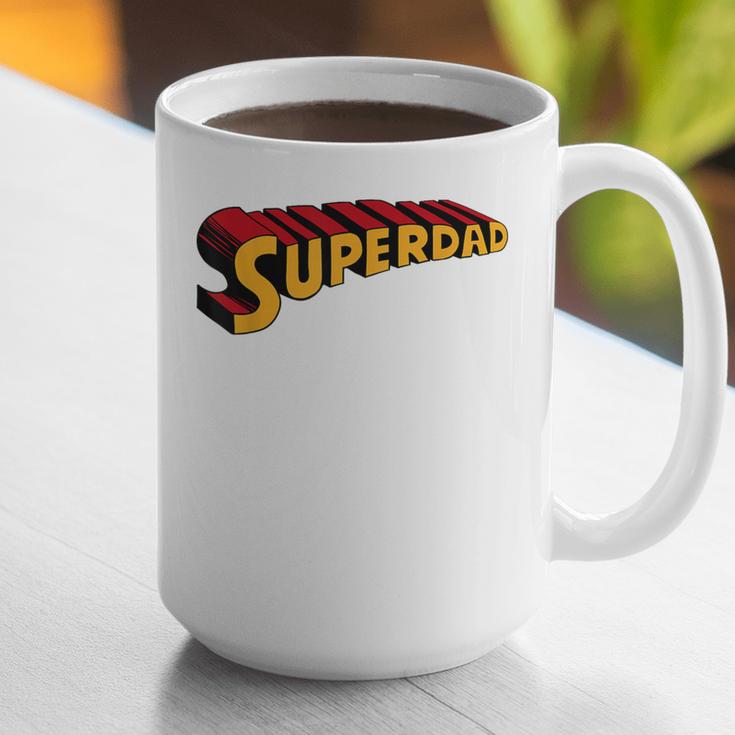 Super Dad Superdad Superhero Dad Graphic Print Coffee Mug