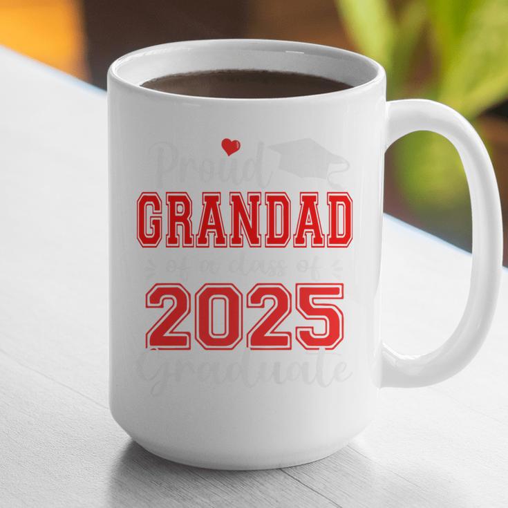 Super Proud Grandad Of 2025 Graduate Graduation Family Premium Graphic Print Coffee Mug