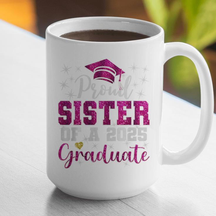Super Proud Sister Of 2025 Graduate Senior Graduation Family Premium Tri-Blend Graphic Print Coffee Mug