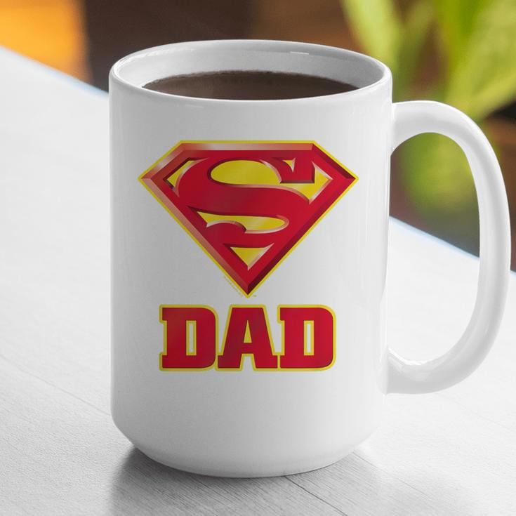 Superman Super Dad Graphic Print Coffee Mug Superman Super Dad Graphic Print Coffee Mug