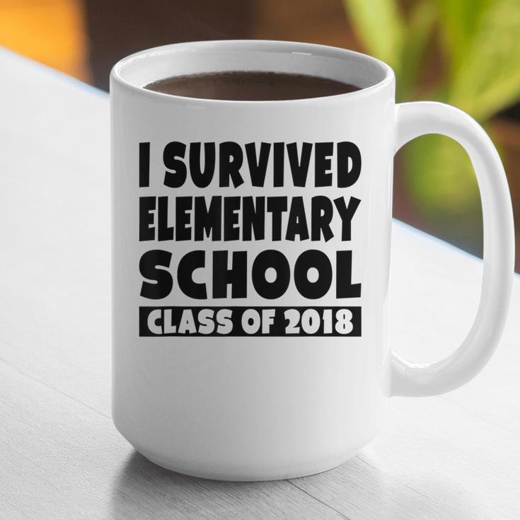 I Survived Elementary School Class Of 2018 Graduation Shirt Graphic Print Coffee Mug