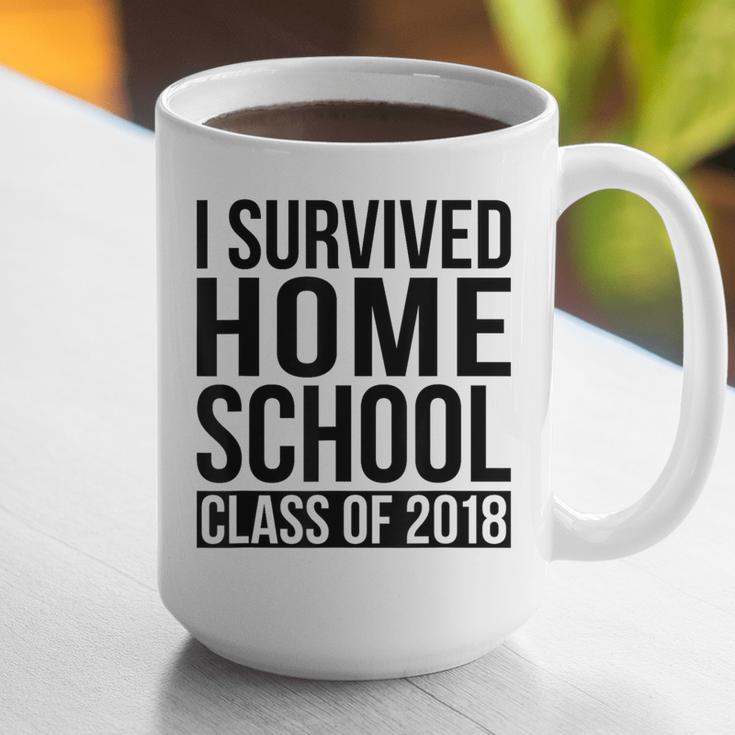 I Survived Home School Class Of 2018 Graduation Graphic Print Coffee Mug