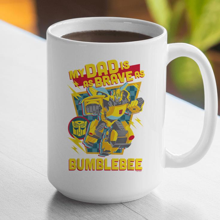 Transformers Father's Day Bumblebee My Dad Is Brave Graphic Print Coffee Mug