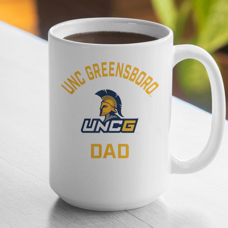 UNC Greensboro UNCG Spartans Arched Dad Graphic Print Coffee Mug