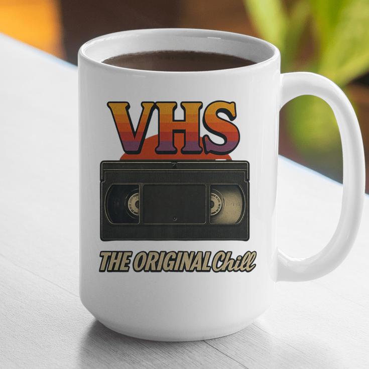VHS Tape Nostalgia Old School Technology Humor Premium Graphic Print Coffee Mug
