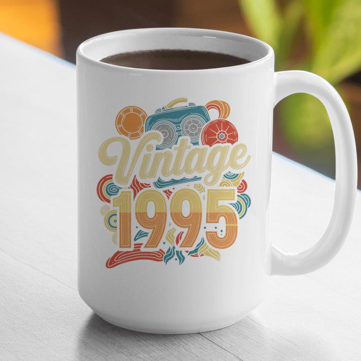 Vintage 1995 Retro Classic 90s Nostalgia Throwback Vibe Premium Tri-Blend Graphic Print Coffee Mug