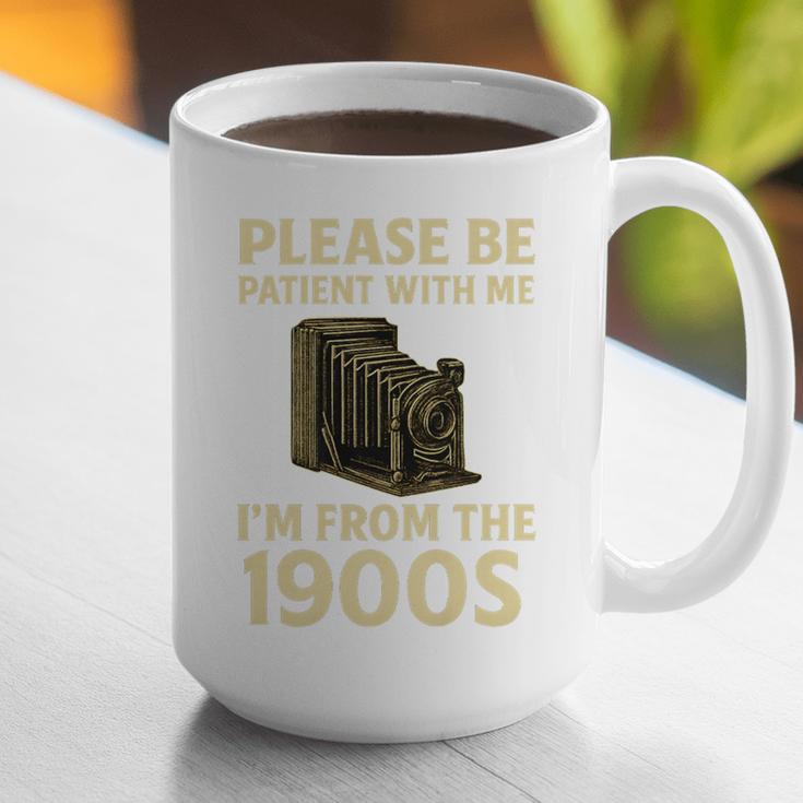 Vintage Please Be Patient With Me I'm From The 1900s Camera Premium Graphic Print Coffee Mug