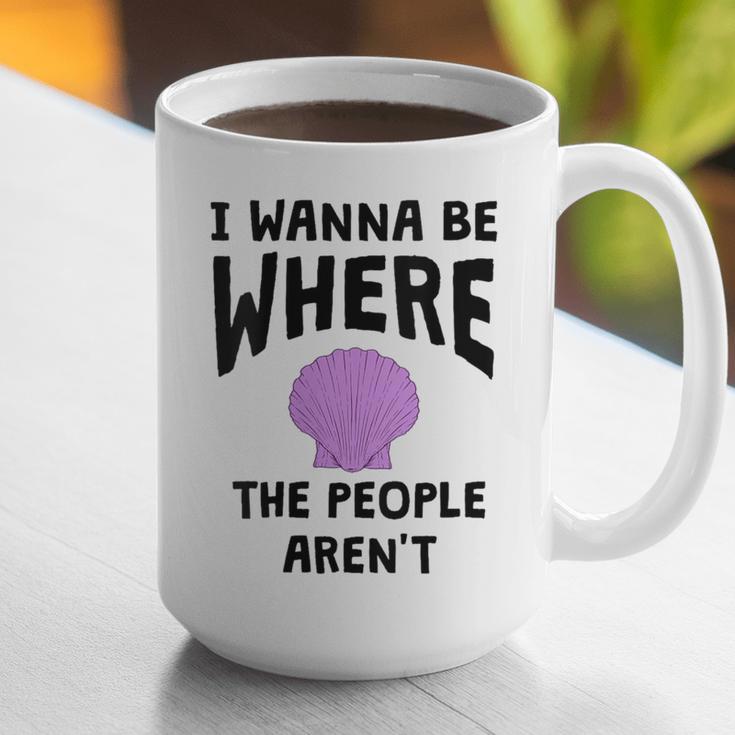 I Wanna Be Where The People Aren't Introvert Graphic Print Coffee Mug I Wanna Be Where The People Aren't Introvert Graphic Print Coffee Mug