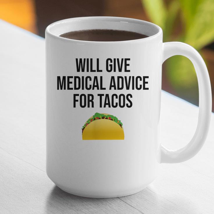 Will Give Medical Advice For Tacos Shirt Graduation MD Graphic Print Coffee Mug