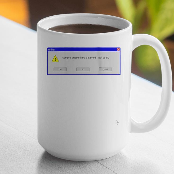 Windows Xp Error Graphic Print Coffee Mug Windows Xp Error Graphic Print Coffee Mug