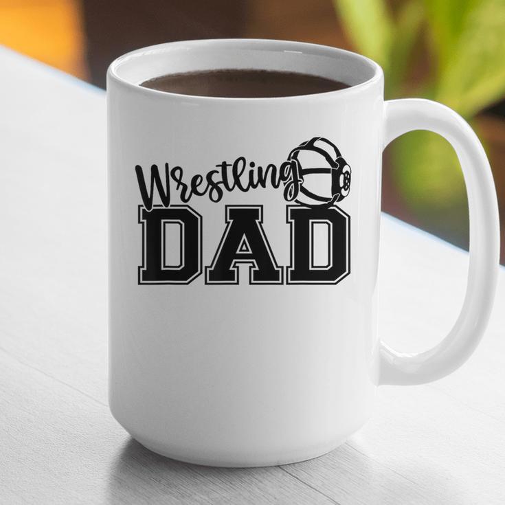 Wrestling Dad Hobby Wrestle Wrestler Martial Arts Father Graphic Print Coffee Mug
