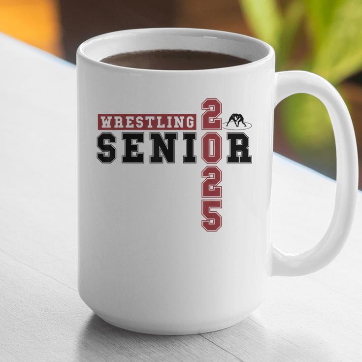 Wrestling Senior Night Wrestling Senior 2025 Graduation 70 Graphic Print Coffee Mug