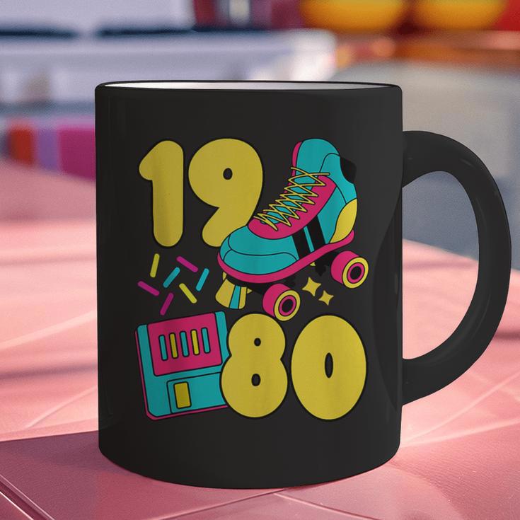 1980 Retro Raised In The 80s Old School Nostalgia Vibes Graphic Print Coffee Mug