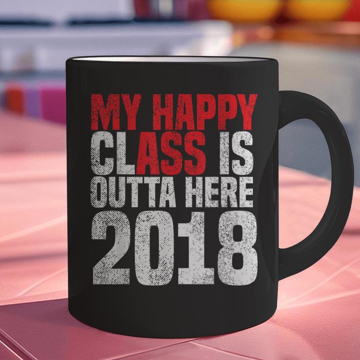 2018 Senior Graduation My Happy Class Shirt Graphic Print Coffee Mug