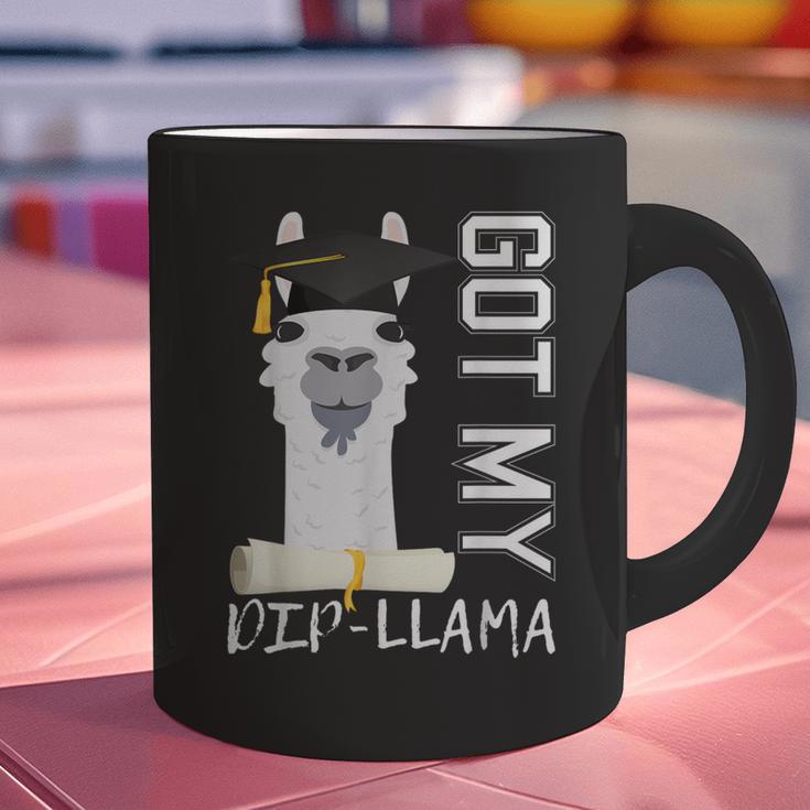 2022 Graduate Graduation For Him Her Got My Dip-Llama Graphic Print Coffee Mug