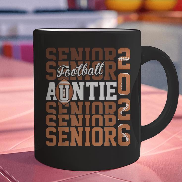 2026 Football Senior Auntie Graduation Matching Family Graphic Print Coffee Mug