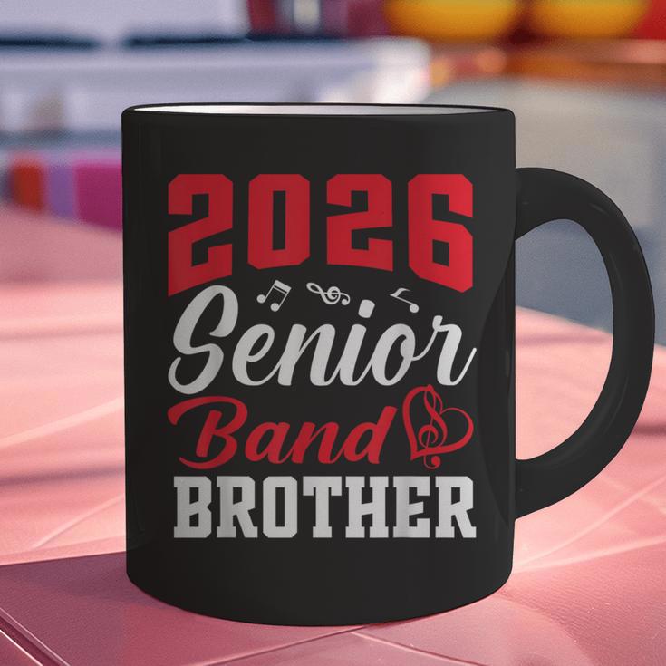 2026 Senior Band Brother Class Of 2026 Parent Graduation Graphic Print Coffee Mug