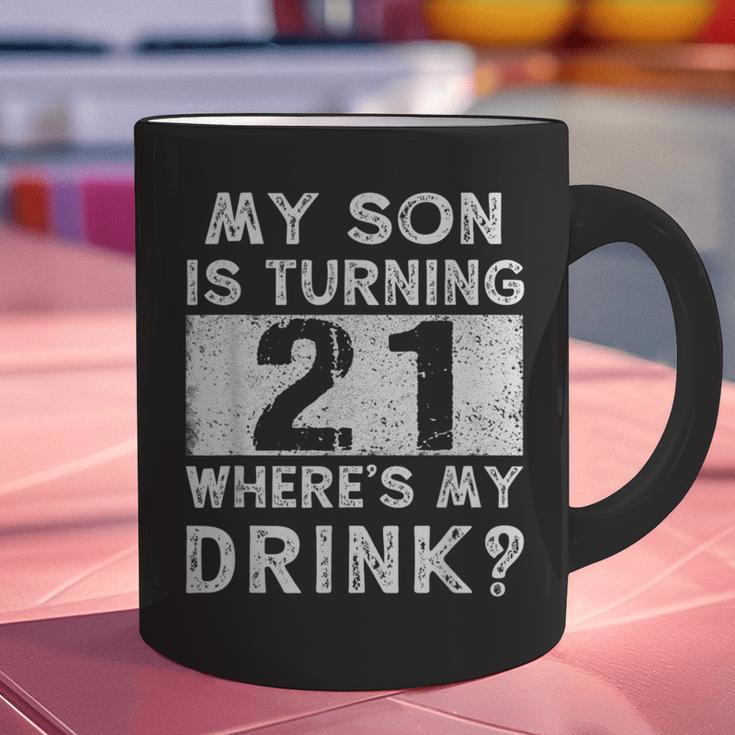 21st Birthday Dad Mom 21 Year Old Son Matching Family Graphic Print Coffee Mug 21st Birthday Dad Mom 21 Year Old Son Matching Family Graphic Print Coffee Mug