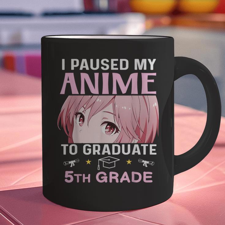 5th Grade Graduation Anime 2025 Graduate Elementary Girls Graphic Print Coffee Mug