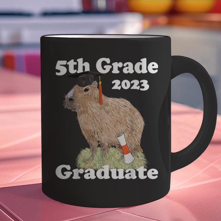 5th Grade Graduation Class Of 2023 Capybara Fifth Graduate Graphic Print Coffee Mug