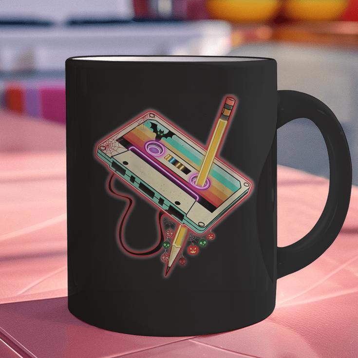 80s 90s Retro Halloween's Party Costume Nostalgia Cassette Graphic Print Coffee Mug 80s 90s Retro Halloween's Party Costume Nostalgia Cassette Graphic Print Coffee Mug
