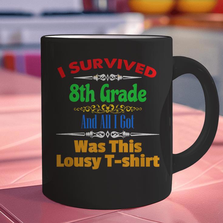 8th Grade Graduation Boys Girls Grad Education Graphic Print Coffee Mug