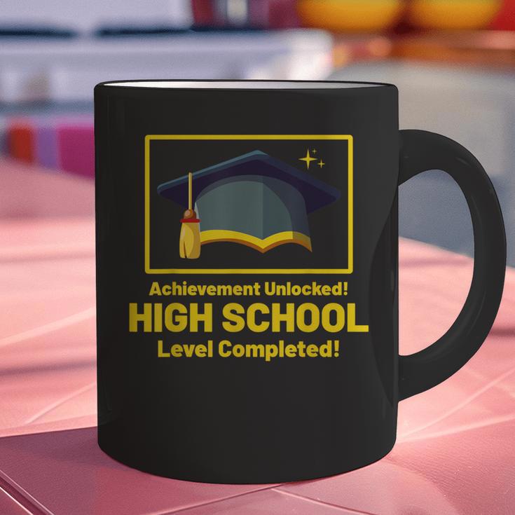 Achievement Unlocked High School Graduation Gamer Graphic Print Coffee Mug
